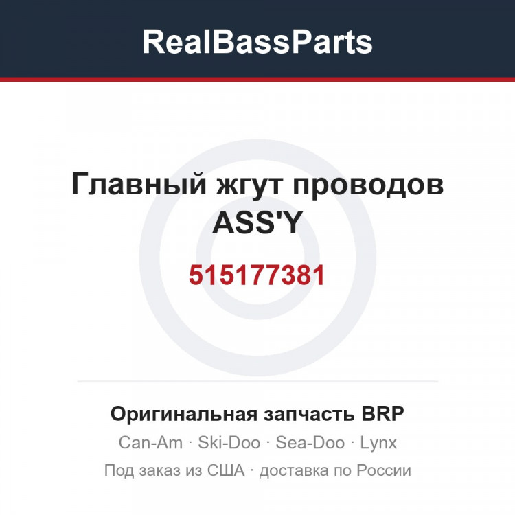 515177381 Главный жгут проводов ASS'Y