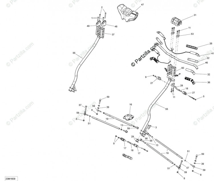 506152684 Наконечник рулевой Ski-Doo