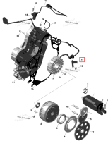 Трос крышка Can-Am Outlander 4x4 XT 1000R (2025) (420251281)