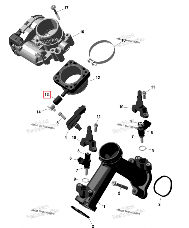Closure крышка Can-Am Outlander MAX 850 EFI XT (2022) (420201911)