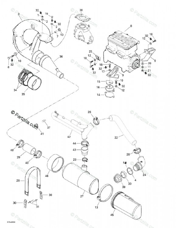 270000425 BRP RUBBER MOUNT | резинка крепление