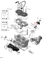 Пружина Ski-Doo Expedition TUV 600 H.O. SDI REV-XU (2009) (420239942)