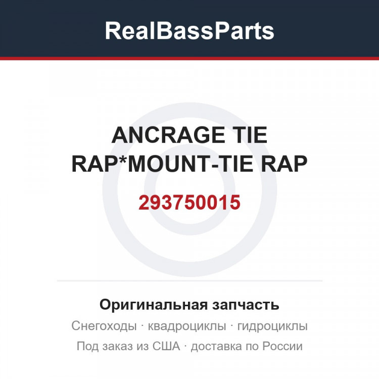 293750015 ANCRAGE TIE RAP*MOUNT-TIE RAP