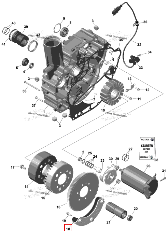 Масляный Collector Shell Sea-Doo RXP 325 X (2026) (420201401)