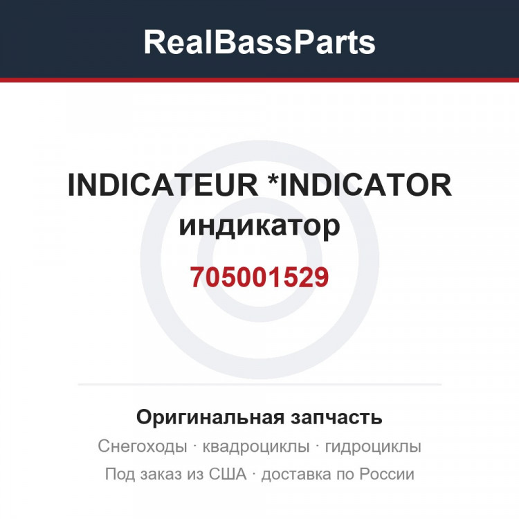 705001529 INDICATEUR     *INDICATOR  индикатор