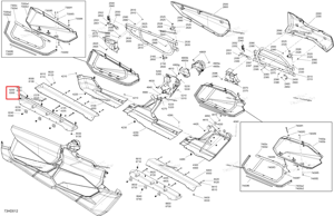 Правый рама Can-Am 705018478