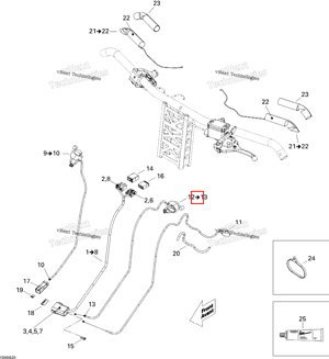 DIM выключатель Ski-Doo 515176630