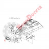 5432931 Носик переднего бампера для снегоходов Polaris WIDETRAK LX 5432931