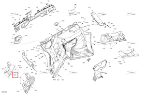 Корпус панель дефлектор Can-Am 707901275