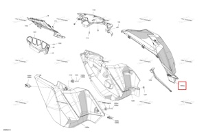 Правый корпус панель Ski-Doo 517308817
