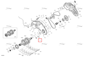Пластина в сборе Ski-Doo 504154615