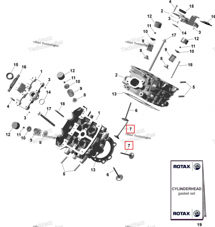 Выпускной клапан 31 мм Can-Am Outlander 4x4 XT 1000R (2025) (420254425)