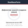502008035 Дефлектор нижнего поддона левый