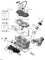 Шланг Nipple Ski-Doo Expedition TUV 600 H.O. SDI REV-XU (2009) (420924720)