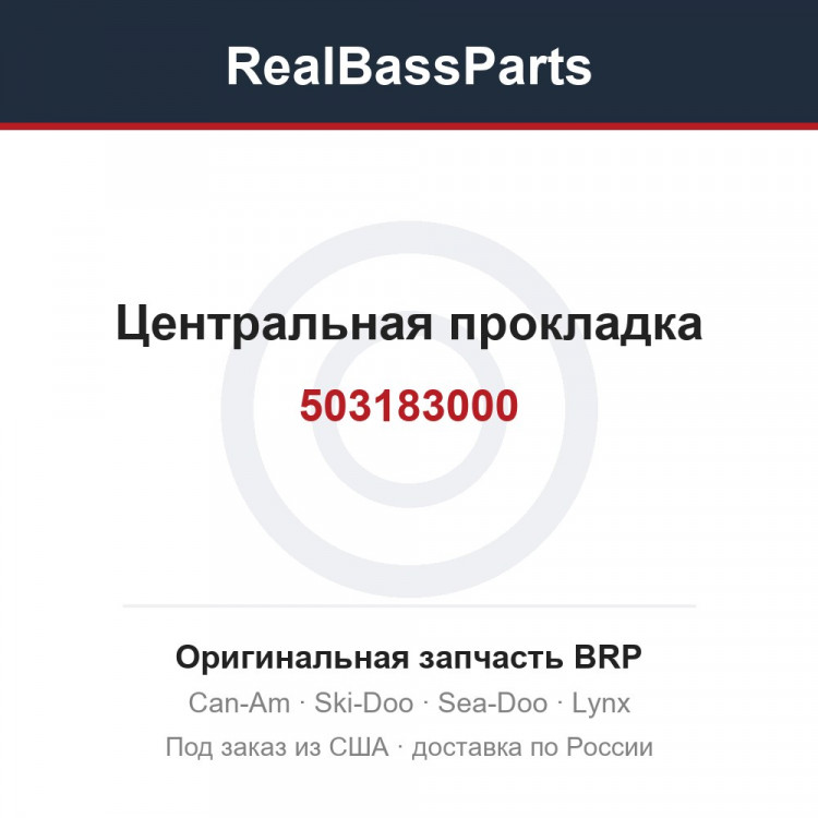 503183000 Центральная прокладка