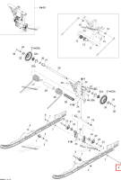 Длинный болт M8 Ski-Doo GTX LE 1200 4-TEC (2009) (732601198)