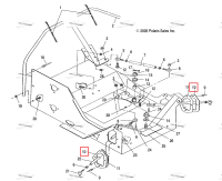 Пластина BOOTSEAL чёрный Polaris Widetrak LX (2006) (5222942-067)