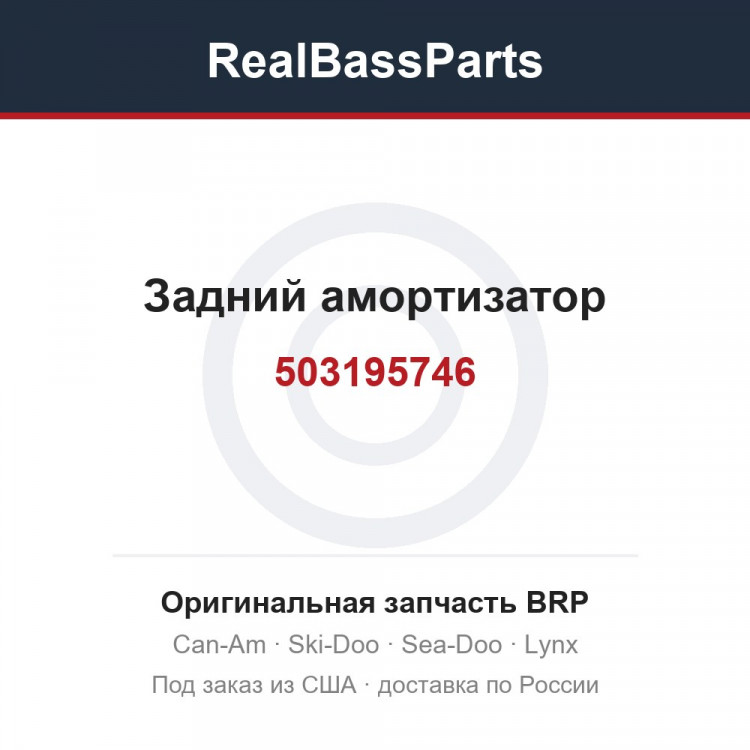 503195746 Задний амортизатор