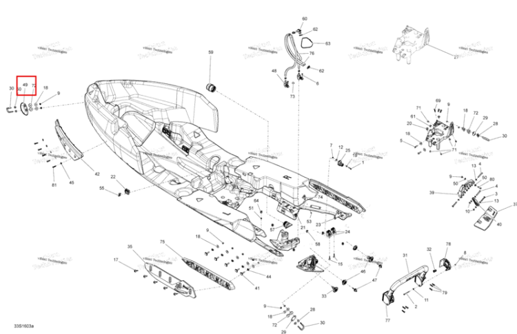 BOW CUP Sea-Doo RXT (2016) (292001867)