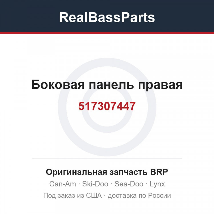 517307447 Боковая панель правая