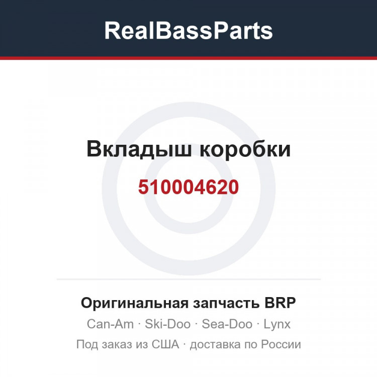 510004620 Вкладыш коробки