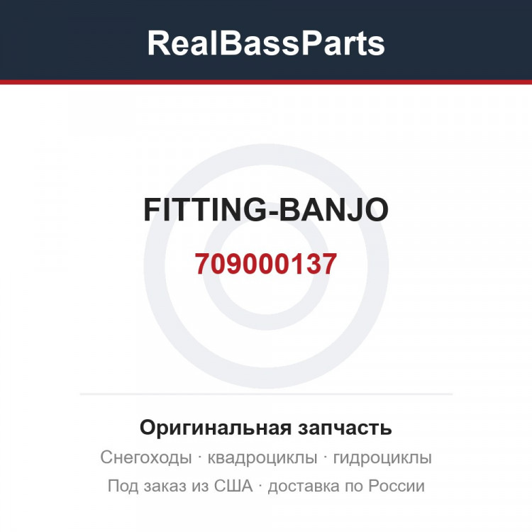 709000137 FITTING-BANJO