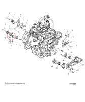 5139042 Подушка опора двигателя для снегоходов Polaris 600/800 AXYS PRO RMK 5139042