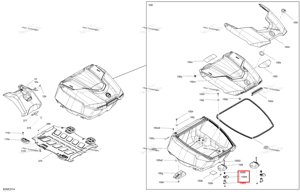 Тяга модель глубокий чёрный Ski-Doo 511001584