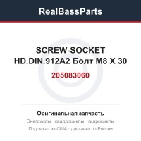 205083060 SCREW-SOCKET HD.DIN.912A2 Болт M8 X 30