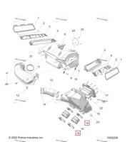 7082606 Хомут узкий SLOTTED 60 75 мм