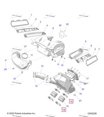 7082606 Хомут узкий SLOTTED 60 75 мм