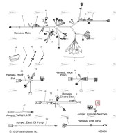 JUMPER RMK консоль SWITCHES MODELS W / GPS Polaris 800 AXYS Pro RMK LE 155 (2017) (2412895)