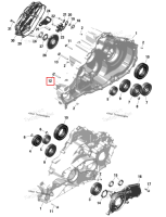 Torx винт фланцевый M8 × 45 Can-Am Commander MAX 1000R EFI XT (2024) (420441932)