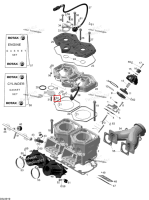 Шестигранный Taptite винт M6 × 16 Ski-Doo Expedition TUV 600 H.O. SDI REV-XU (2009) (420640321)