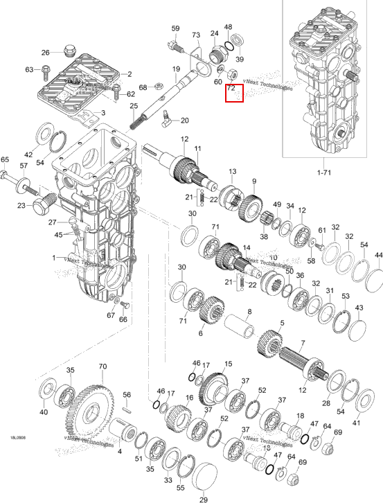 Гайка Ski-Doo Skandic SUV (2009) (M33021)