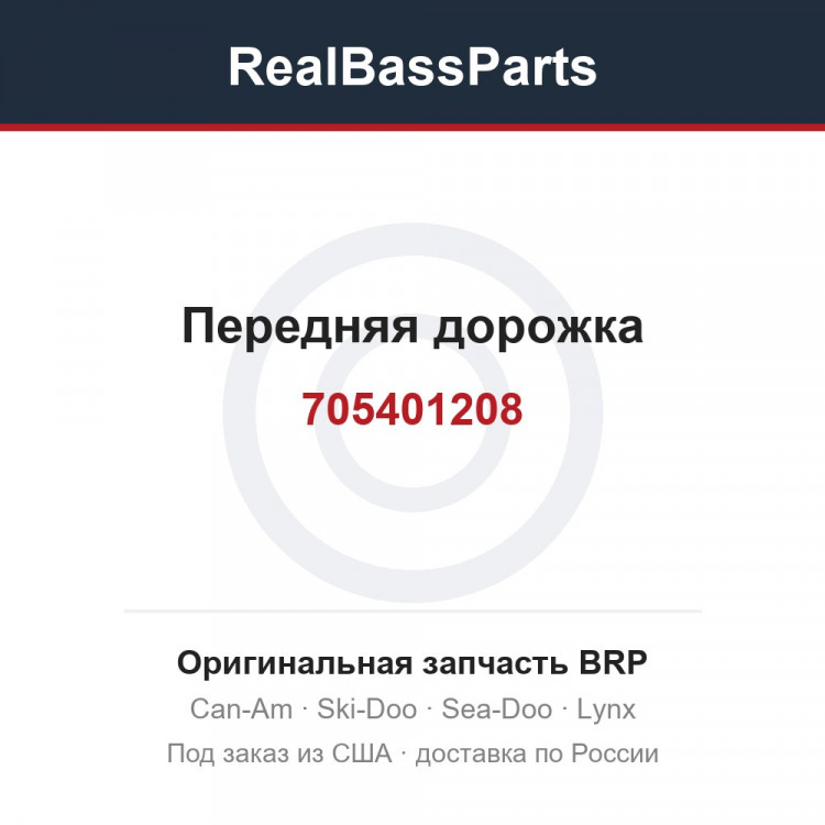 705401208 Передняя дорожка