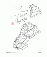 5450474 Рамка стекла AXYS Polaris RETAINER, WINDSHIELD