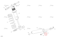 Ось амортизатор Ski-Doo Summit 850 E-TEC Turbo R X (2024) (503196509)