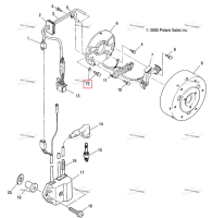 В сборе винт шайба 10 Polaris Widetrak LX (2006) (3082175)