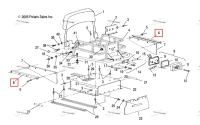 Кронштейн снежный клапан Polaris Widetrak LX (2006) (5220497-067)