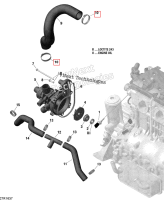 Oetiker хомут Sea-Doo RXP (2016) (420851687)