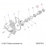 2207949 Вал привода помпы 850 Polaris