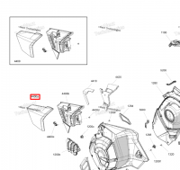 517308491 Панель боковая левая Ski Doo FREERIDE, SUMMIT Gen5 517308492