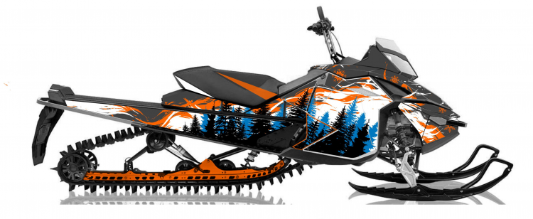 Наклейки для снегоходов Ski-Doo XM XP  Polaris RMK AXYS