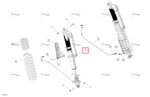 Правый задний Adjustable амортизатор a to 135 a4 Can-Am 706005938