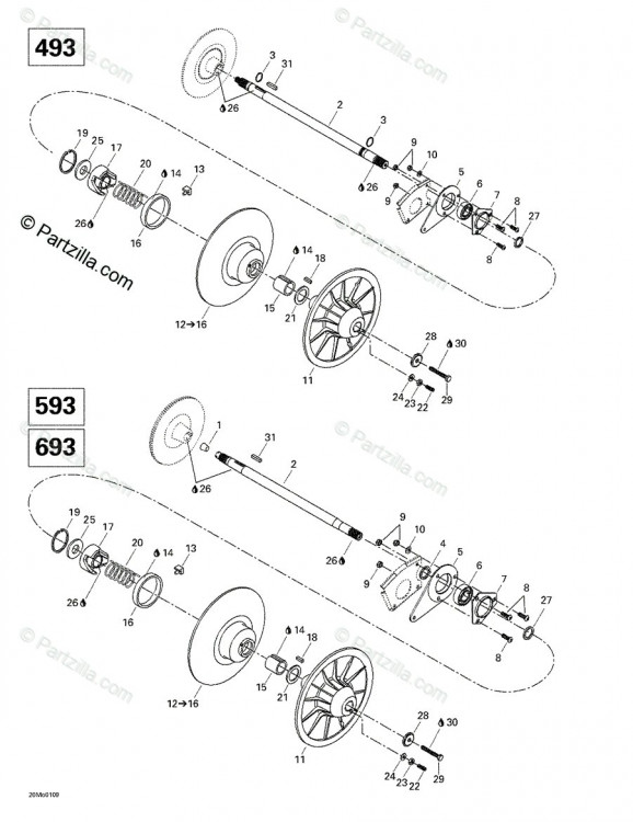 417126486 Раздвижной фланец в сборе. включает в себя 12 16. MX Z 500. MX Z 600. MX Z 700.