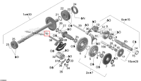 BEVEL шестерня ASS Y Can-Am Outlander 400 XT (2008) (420296535)