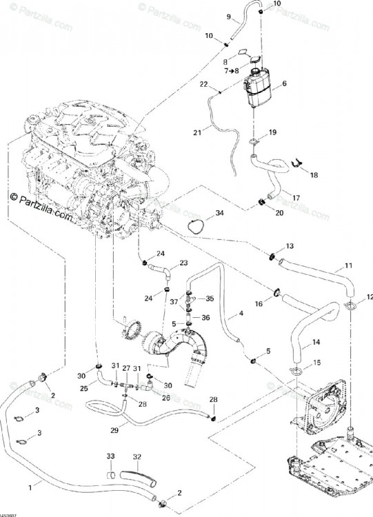 276000144 FORMED RETURN HOSE