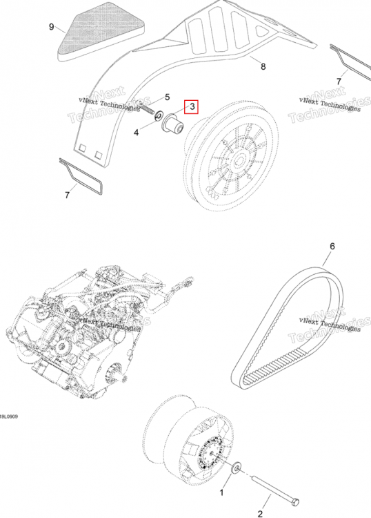 Вал Extension Ski-Doo Expedition TUV V800 4-TEC (2009) (M5443201)