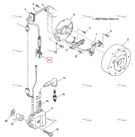 COUPLER штыревой Polaris Widetrak LX (2006) (3081513)